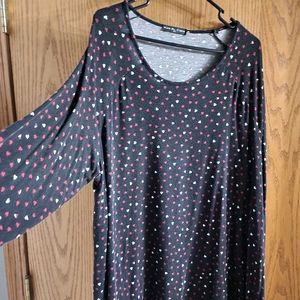 3/4 Sleeve Plus Size Top 3X